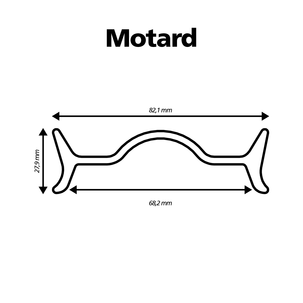 Perfil - Aro Roda Moto Alumínio Esportivo Motard Viper