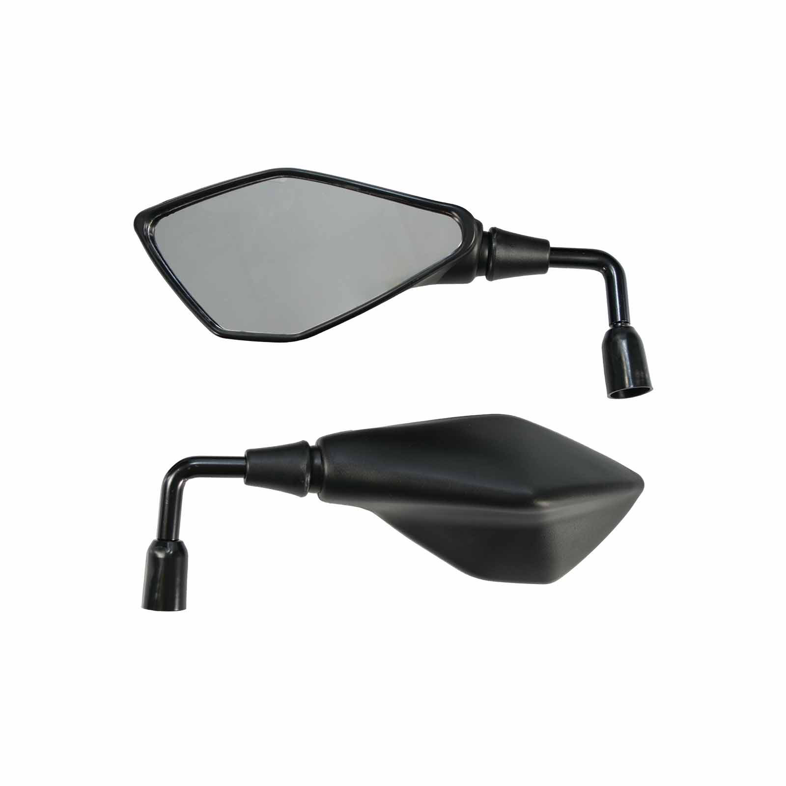 Espelho Retrovisor Viper Kawasaki Z400 Haste Rebaixada Curta 90 Convexo Rosca H