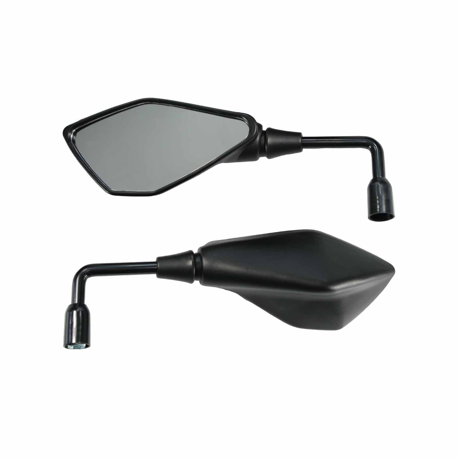 Espelho Retrovisor Viper Kawasaki Z400 Haste Rebaixada Longa 90 Convexo Rosca Y