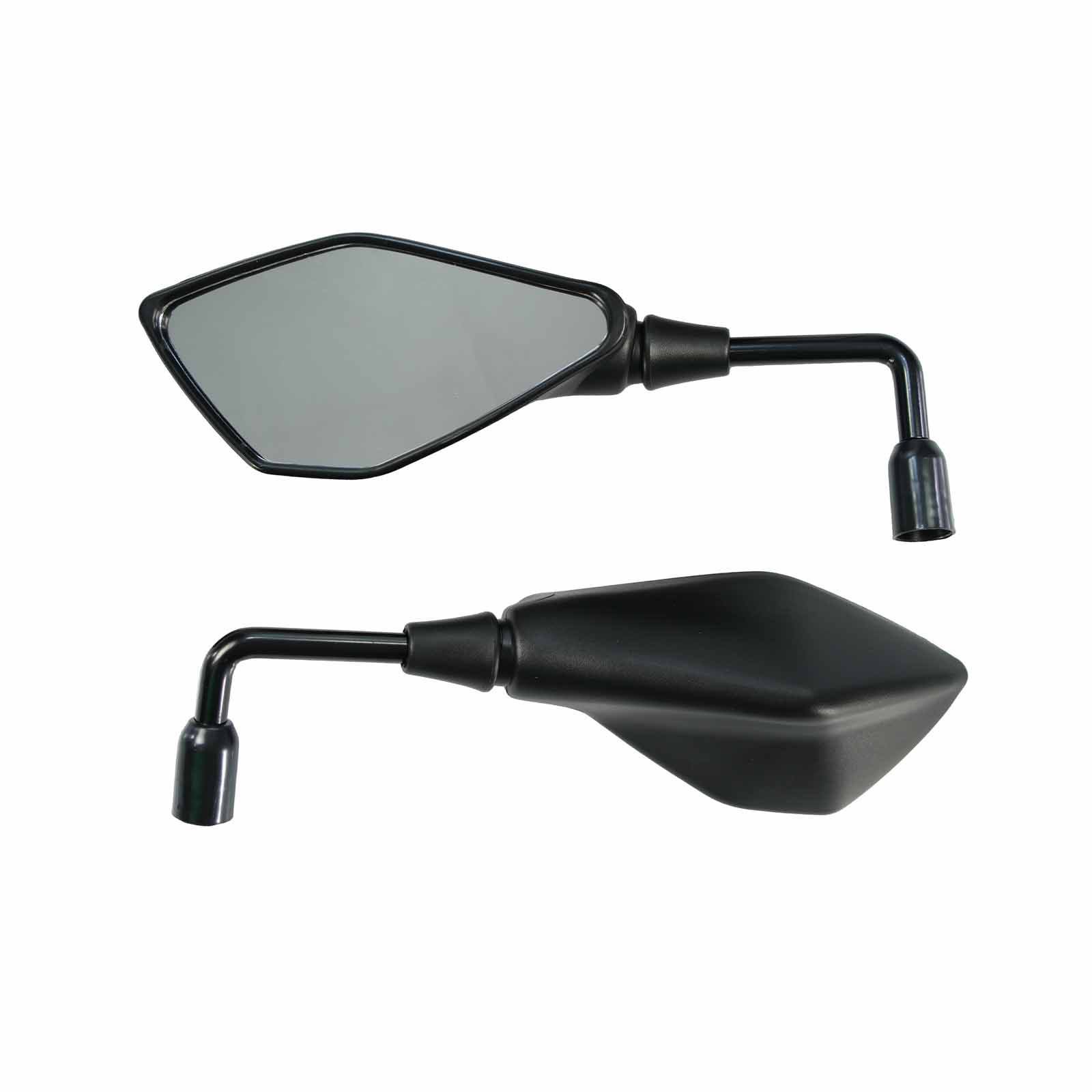 Espelho Retrovisor Viper Kawasaki Z400 Haste Rebaixada Longa 90º Convexo Rosca H