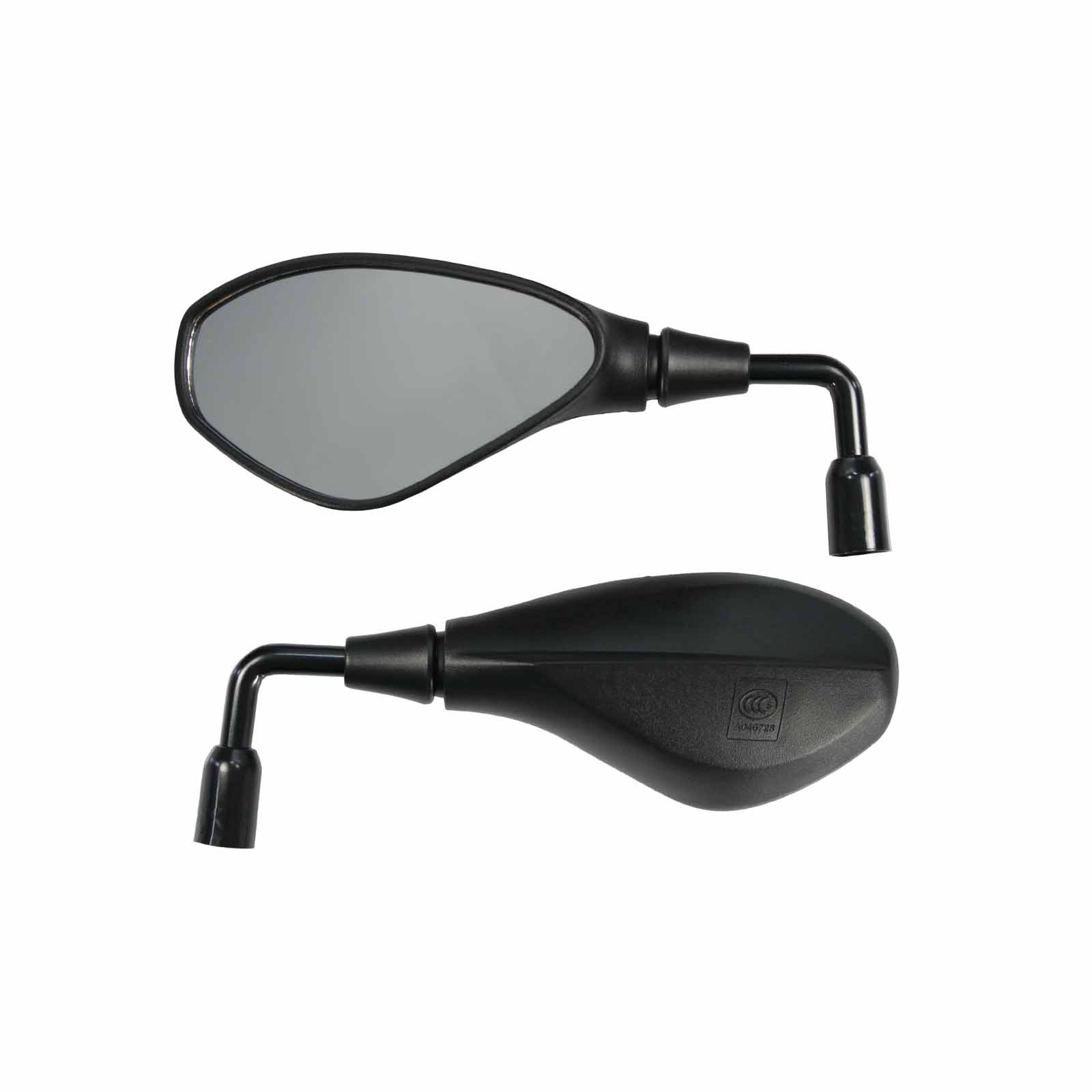 Espelho Retrovisor Viper BMW F800 Haste Rebaixada Curta 90 Convexo Rosca H