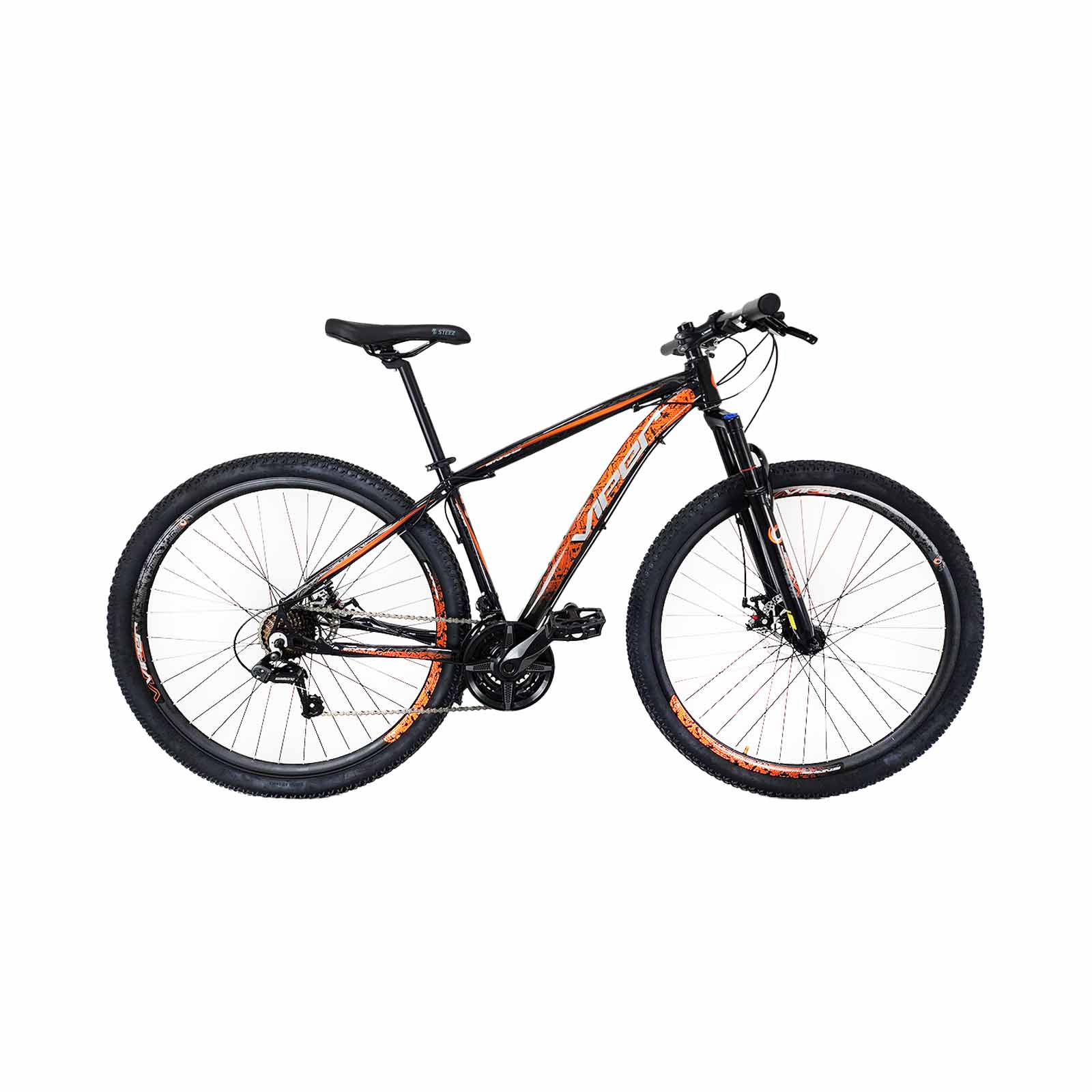 Bicicleta Viper Snake Laranja e Preta