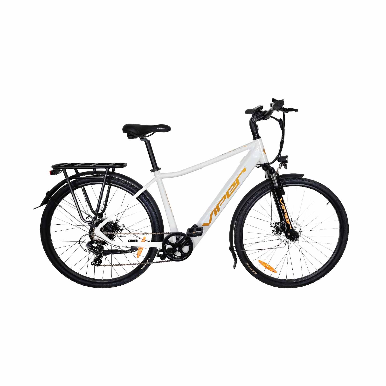 e-Bike Viper Travel Branca com Dourado