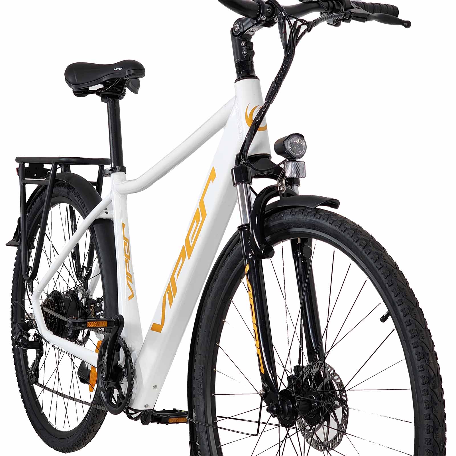 e-Bike Viper Travel Branca com Dourado